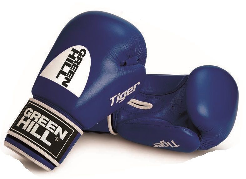 Перчатки боксерские Green Hill "Tiger"  синие