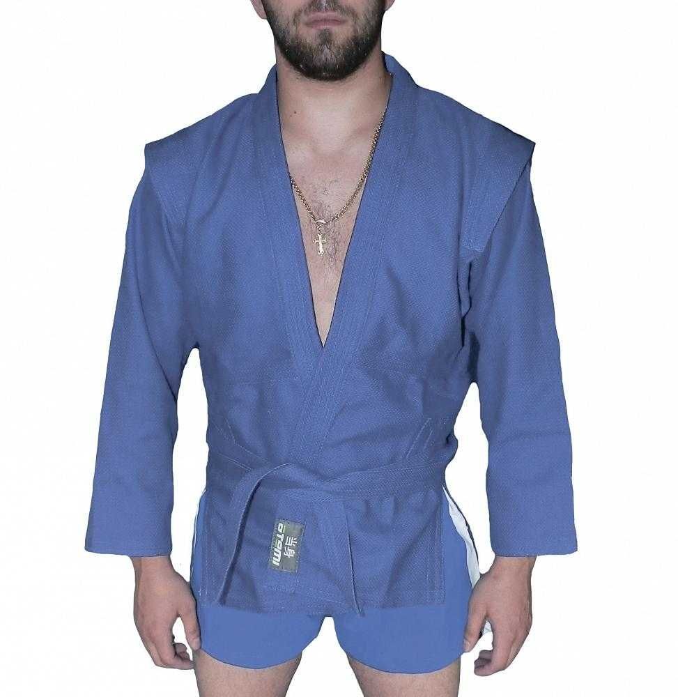 Куртка для самбо ATEMI без подклада синяя