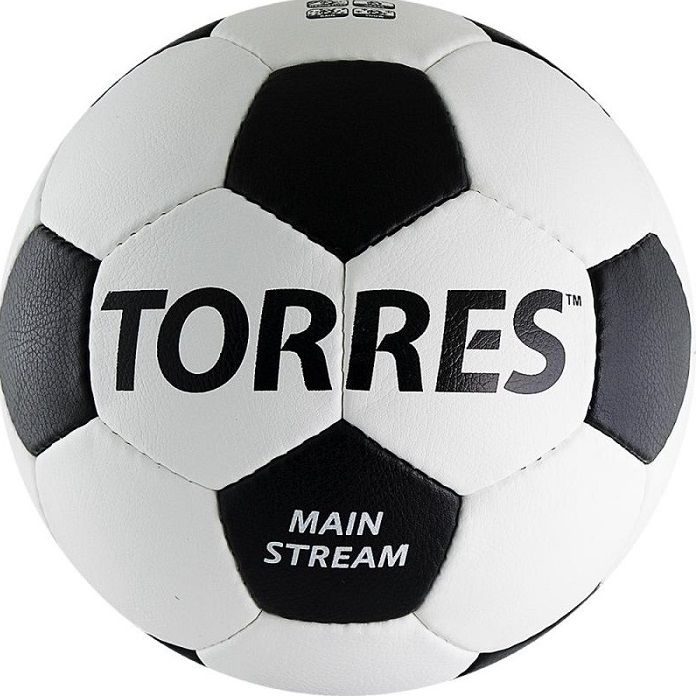 Мяч футбольный TORRES Main Stream ПУ ручная сшивка