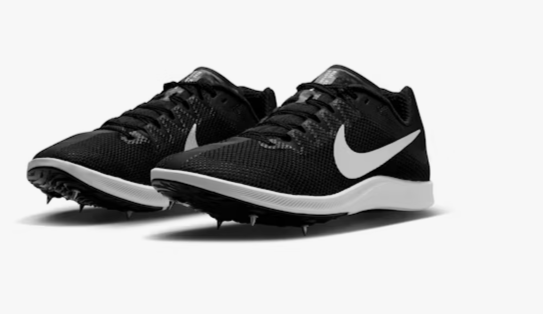 Шиповки NIKE ZOOM RIVAL DISTANCE BLACK/METALLIC SILVER-BLA