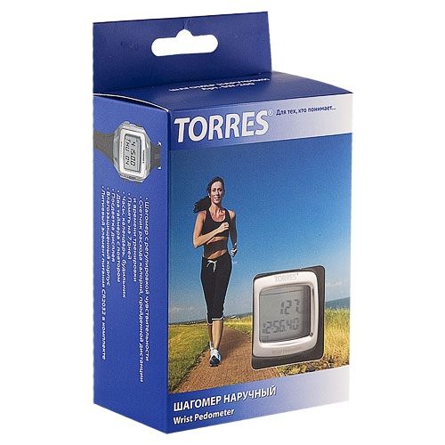 Шагомер TORRES Wrist Pedometer 