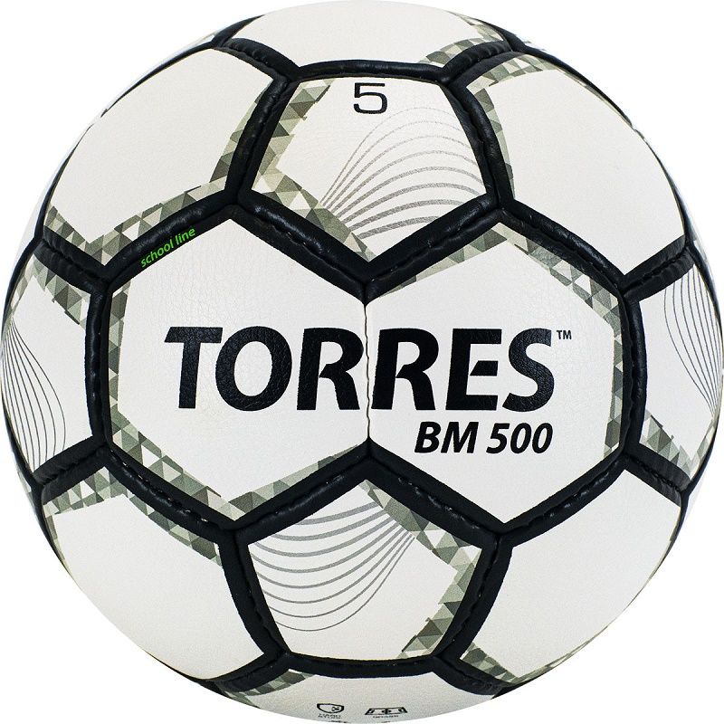 Мяч футбольный TORRES BM500 р.5 ручная сшивка