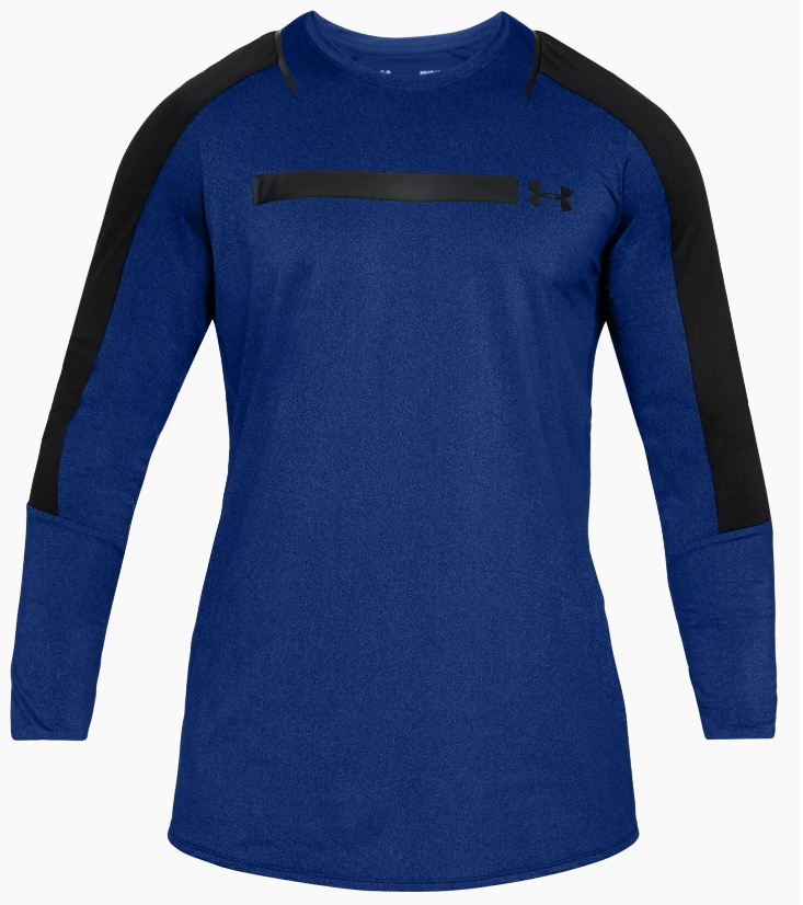 Лонгслив UNDER ARMOUR PERPETUAL FITTED LS-BLK//OEY 