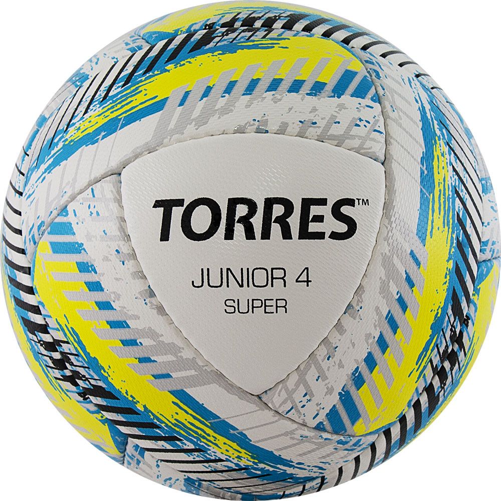 Мяч футбольный  TORRES Junior-4 Super HS р.4 PU ручная сшивка