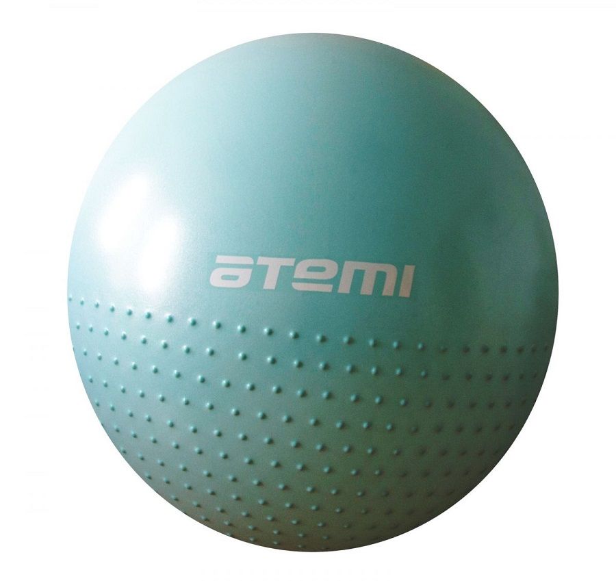 Мяч для фитнеса ATEMI полумассажный