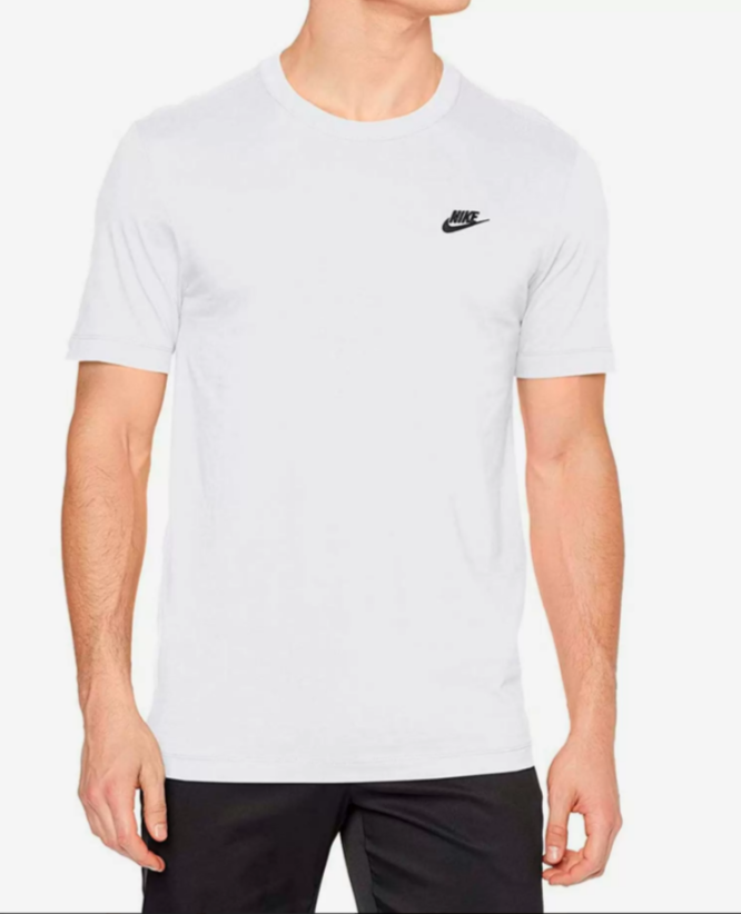 Футболка NIKE NSW CLUB TEE WHITE