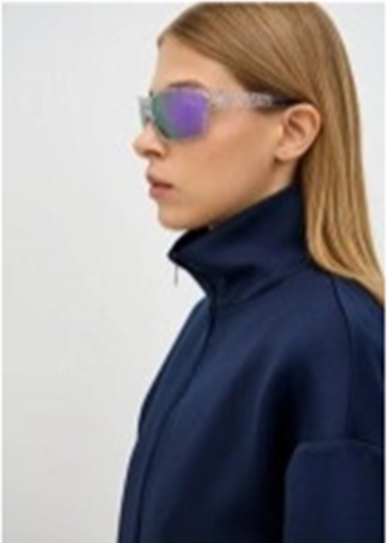 Очки спортивные BRENDA TRANSPARENT WHITE-PURPLE