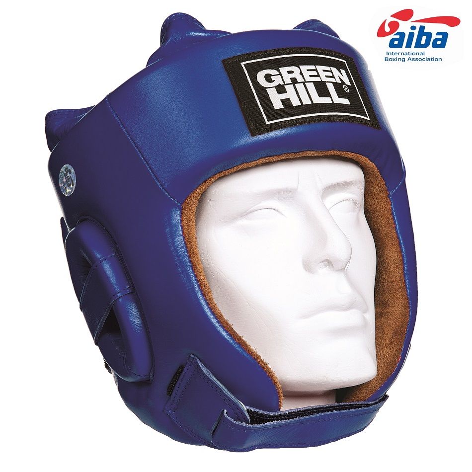 Шлем боксерский Green Hill Five Star AIBA  синий