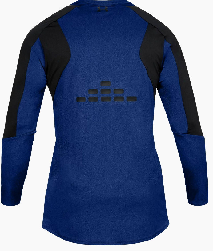 Лонгслив UNDER ARMOUR PERPETUAL FITTED LS-BLK//OEY 