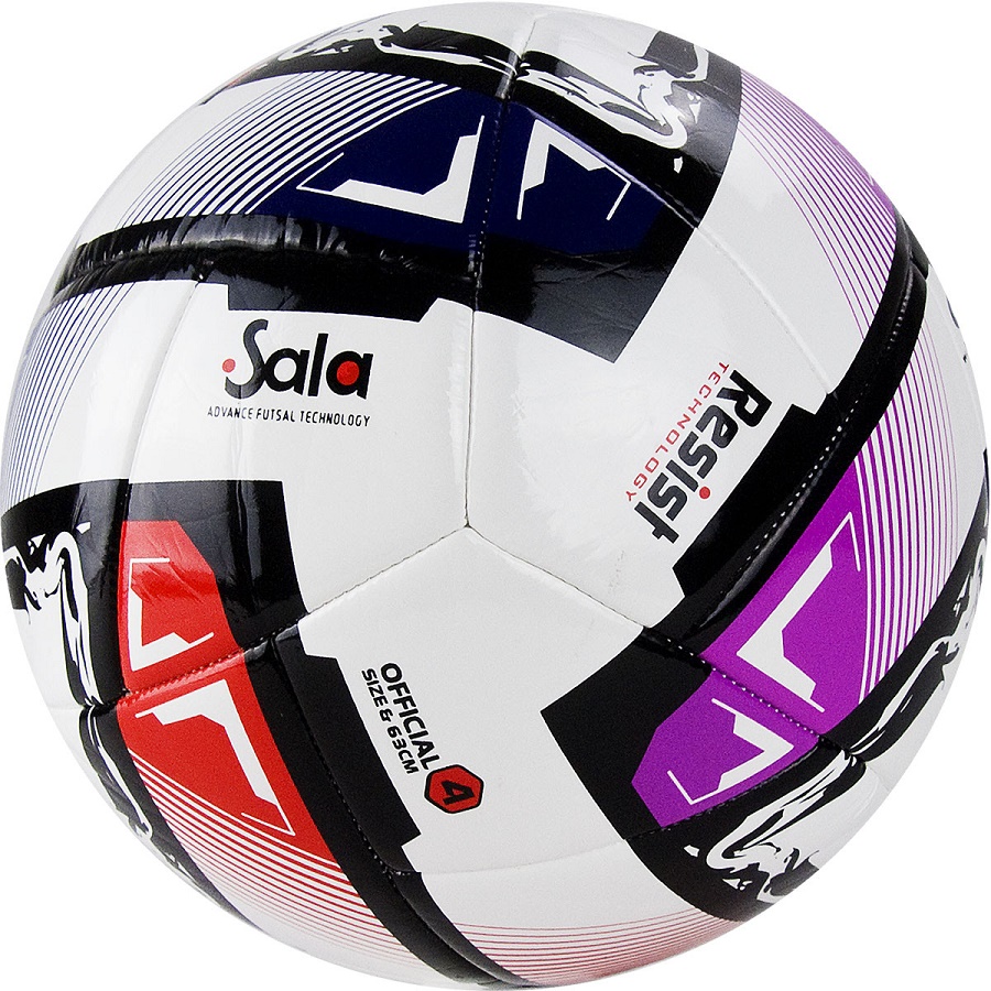 Мяч футбольный TORRES Futsal Resist р.4 PU гибридная сшивка