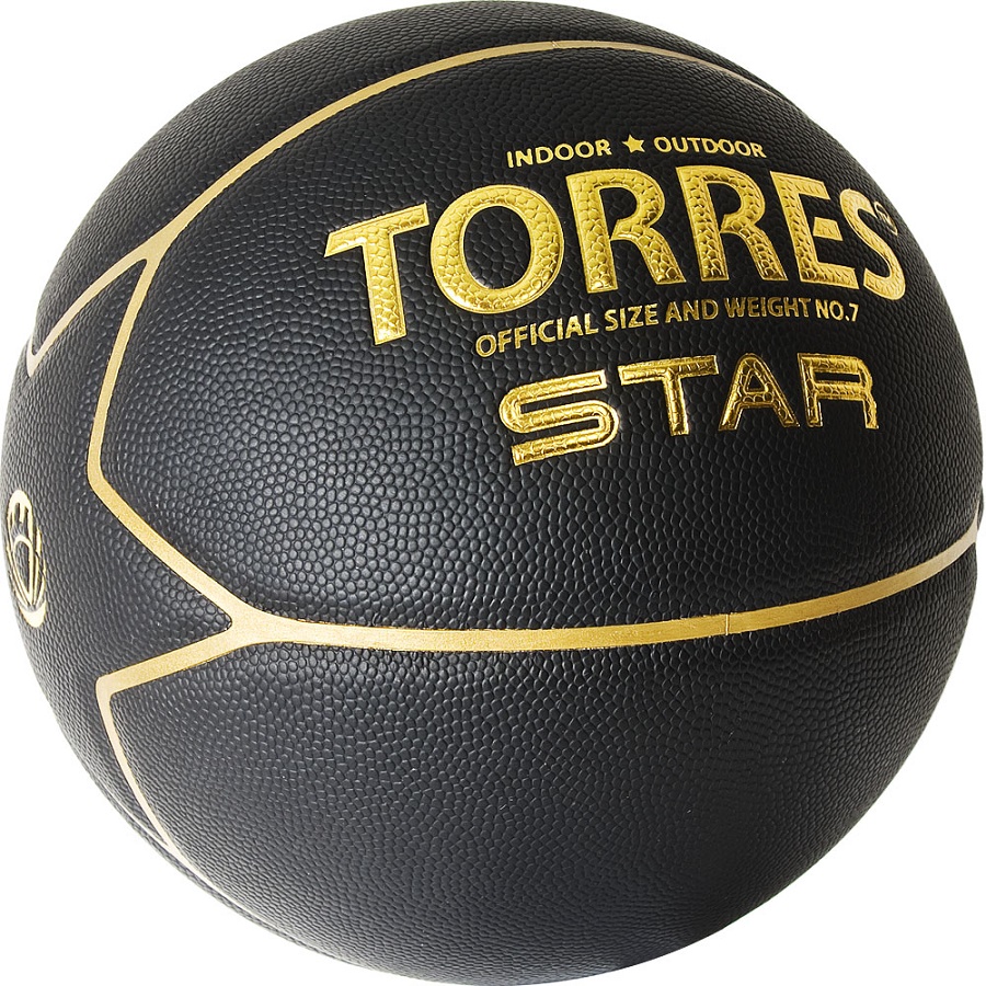 Мяч баскетбольный TORRES Star композит