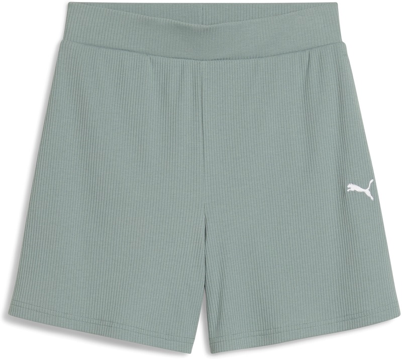 Шорты PUMA ESS ELEVATED HIGH-RISE RIB 5" 