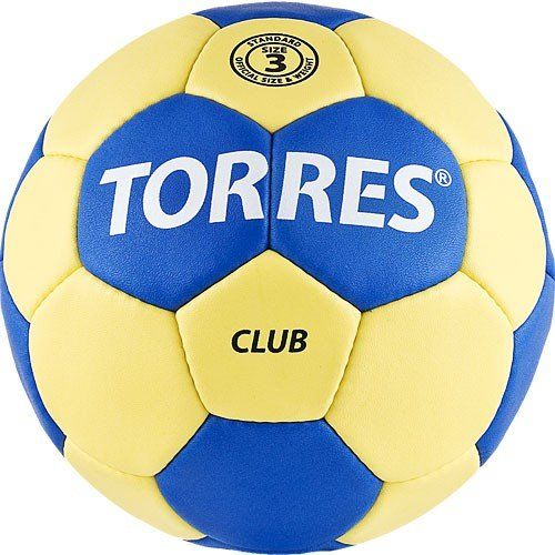 Мяч гандбольный TORRES "Club" PU шитый