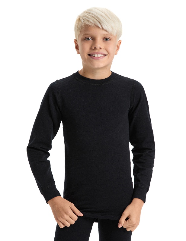 Терморубашка NORVEG ACTIVE KIDS -30⁰С черная