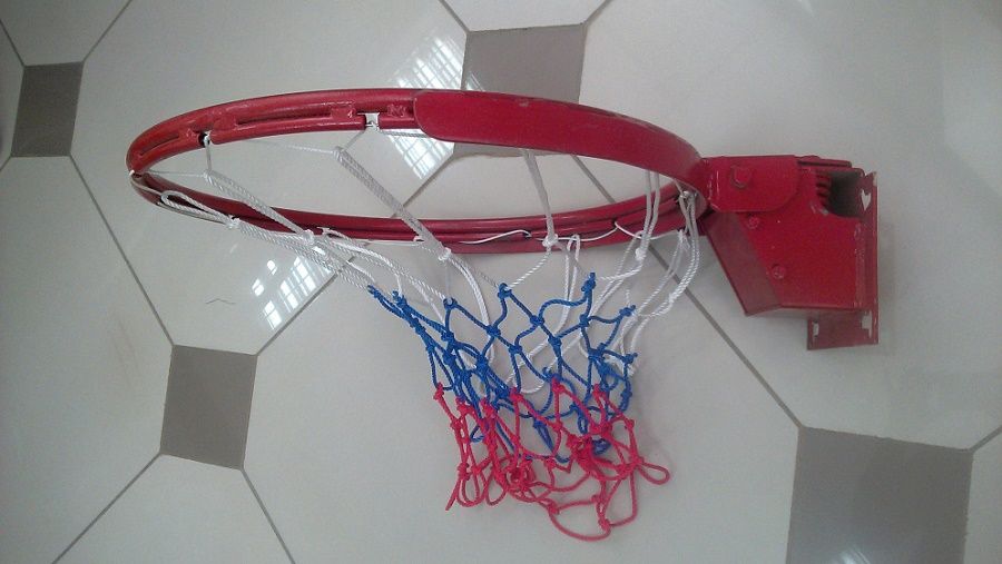 Кольцо баскетбольное без сетки №7 Аналитика с трубчатой системой крепления