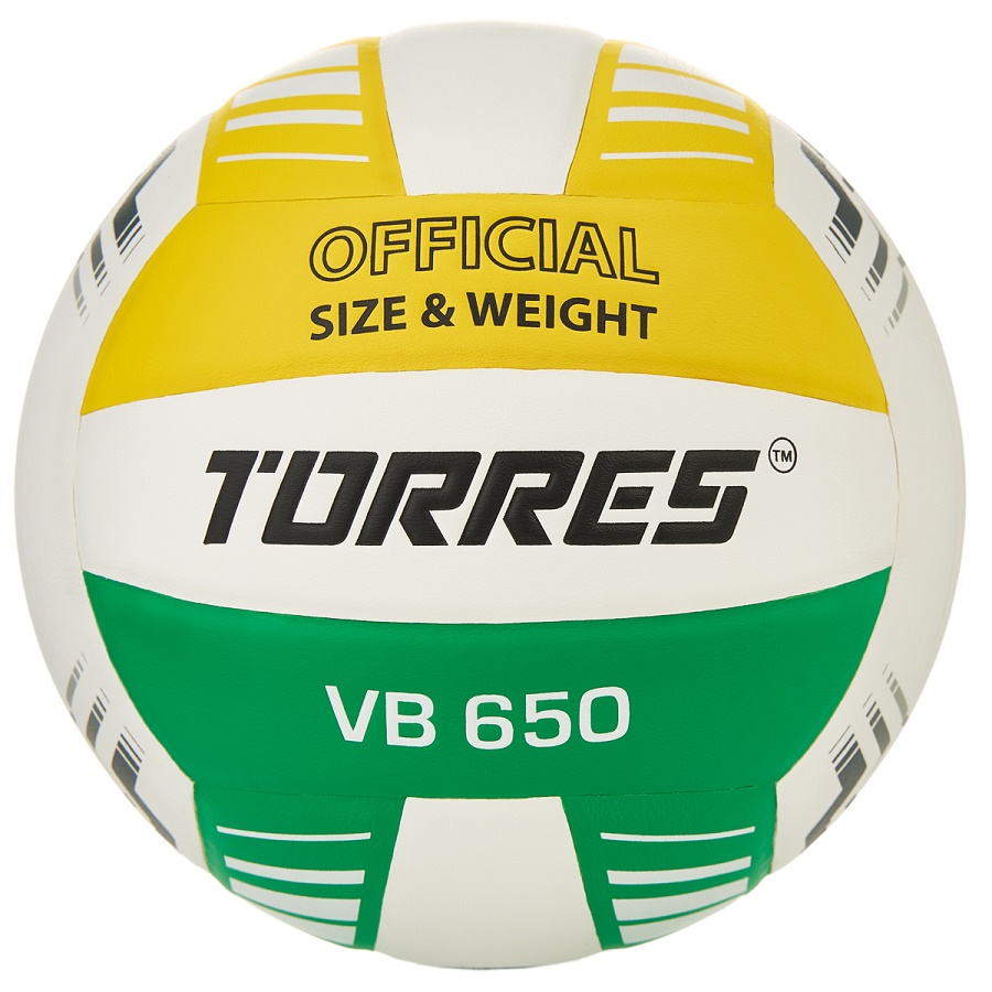 Мяч волейбольный TORRES VB650 PU клееный