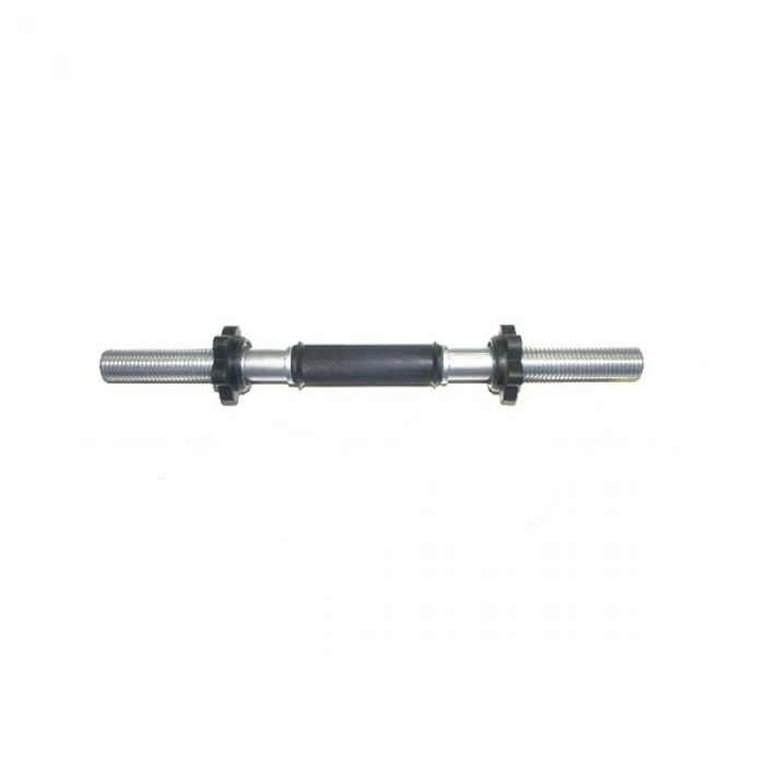 Гриф гантельный d=25мм 40см замок-гайка 1,4 кг