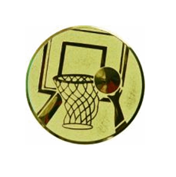 Эмблема металлическая: Баскетбол