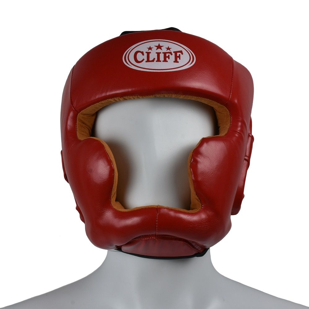 Шлем боксерский CLIFF Flex тренировочный  красный