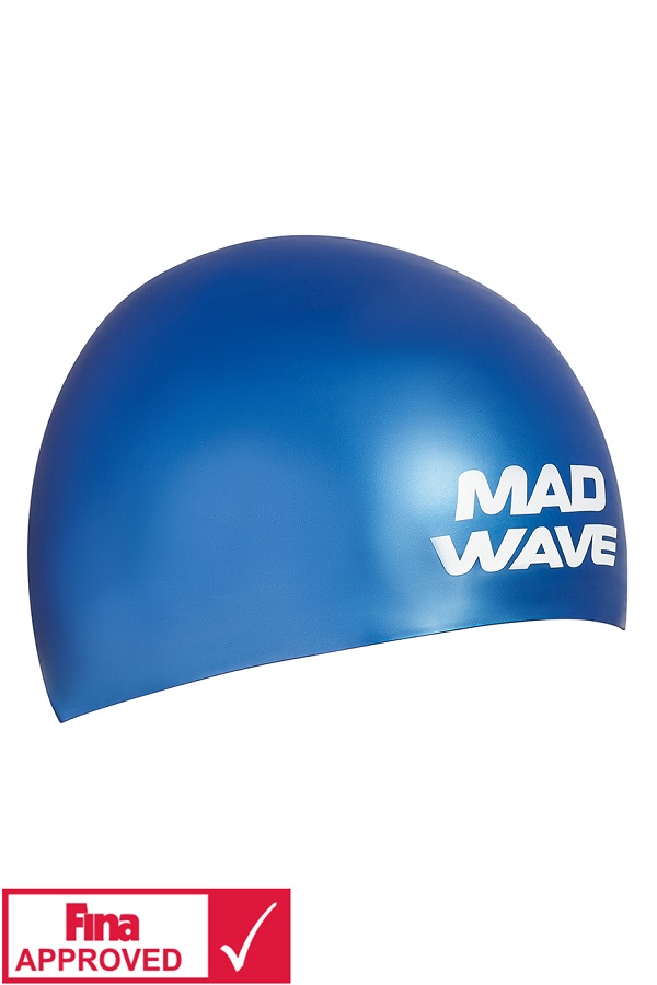 Шапочка для плавания Mad Wave Soft Fina Approved 