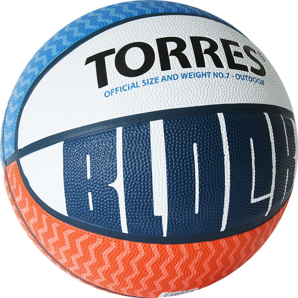 Мяч баскетбольный TORRES Block р.7 резина