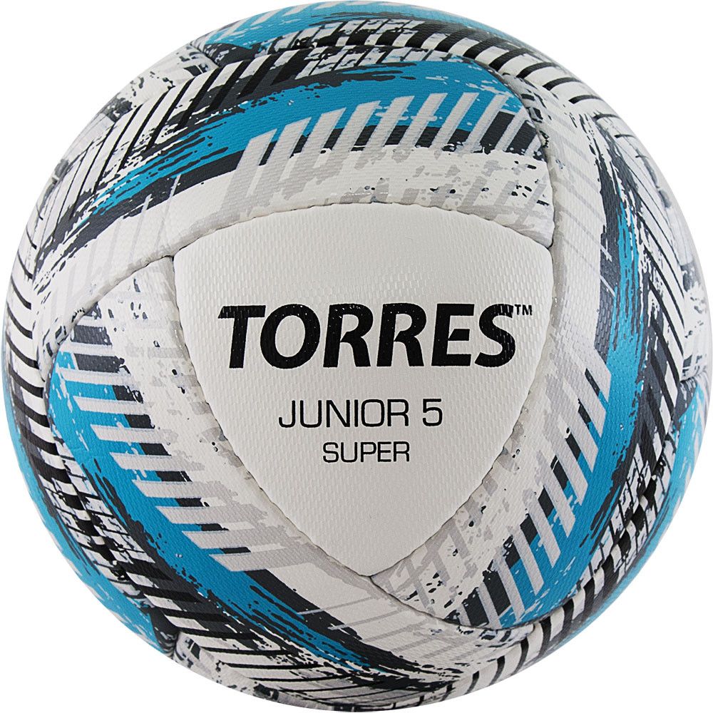 Мяч футбольный  TORRES Junior-5 Super HS р.5 PU  ручная сшивка