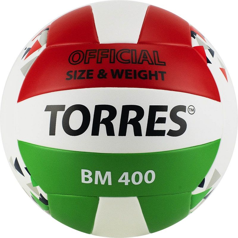 Мяч волейбольный TORRES BM400  TPU клееный