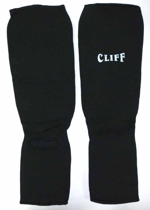 Защита голени/стопы CLIFF хлопок с набивкой черная