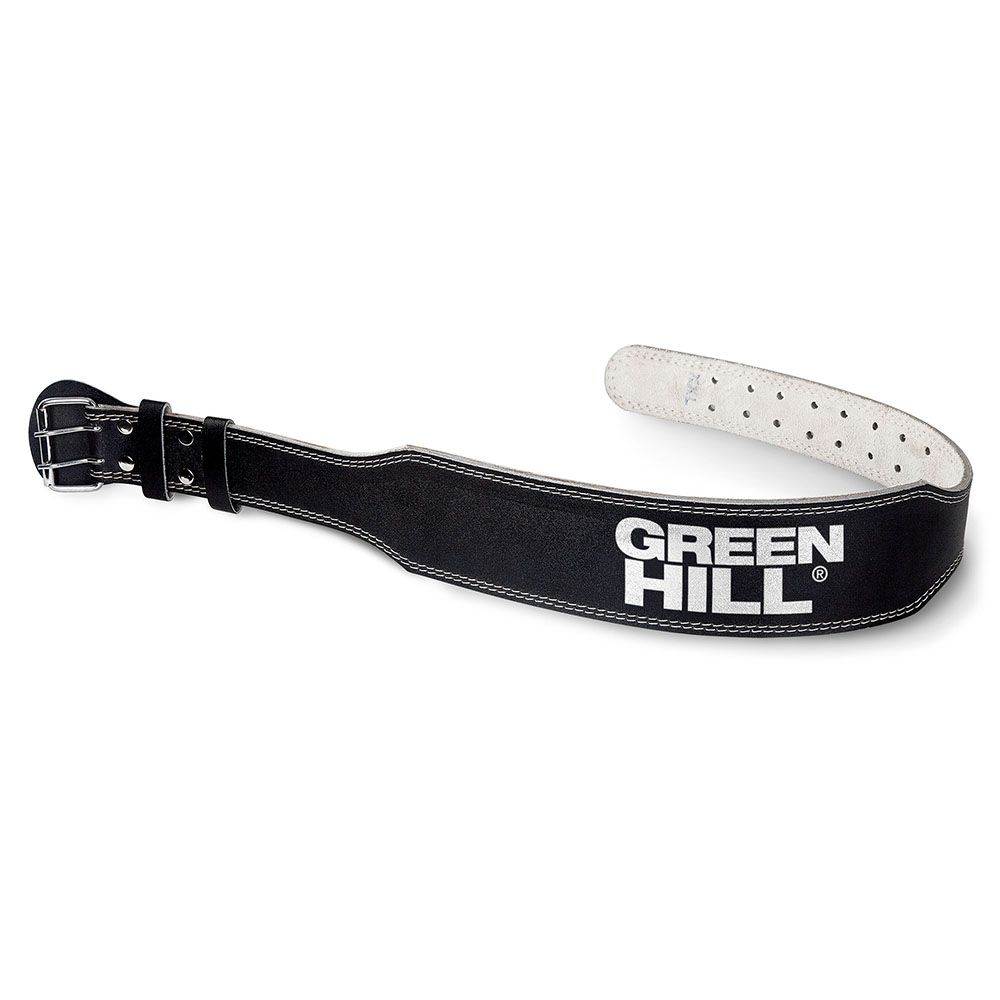 Ремень тяжелоатлетический Green Hill узкий черный
