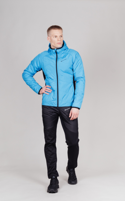 Куртка лыжная тренировочная NORDSKI HYBRID WARM BLUE
