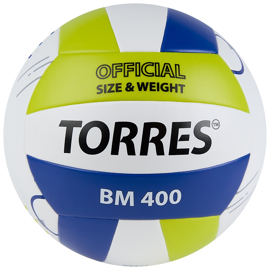 Мяч волейбольный TORRES BM400  TPU клееный