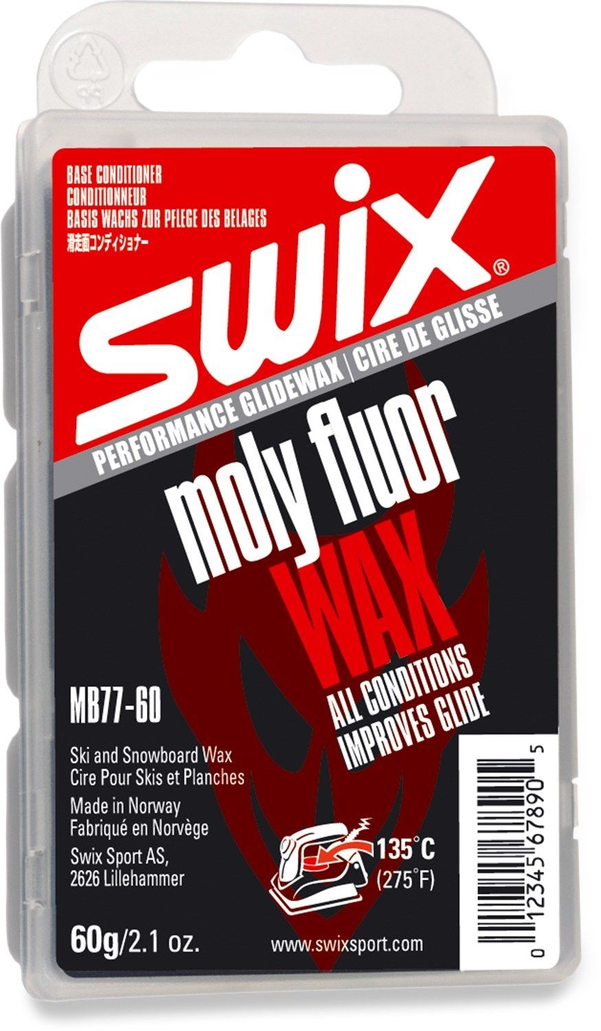 Парафин SWIX  молибденовая 60г 