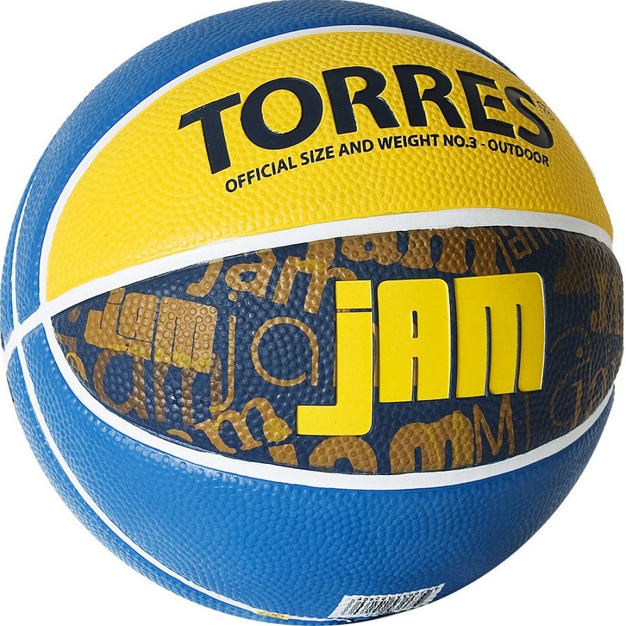 Мяч баскетбольный TORRES Jam резина