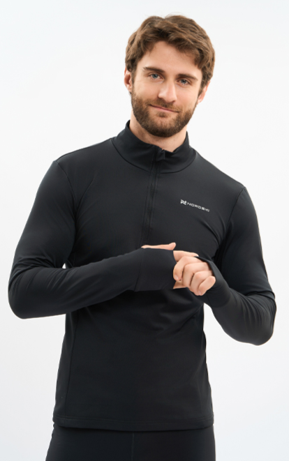 Лонгслив NORDSKI WARM BLACK 