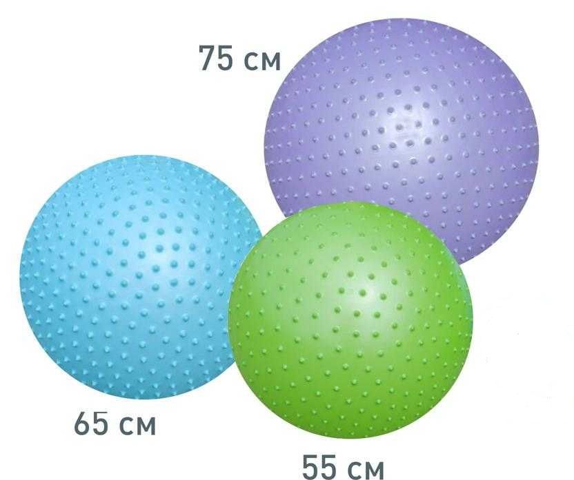 Мяч для фитнеса ATEMI массажный