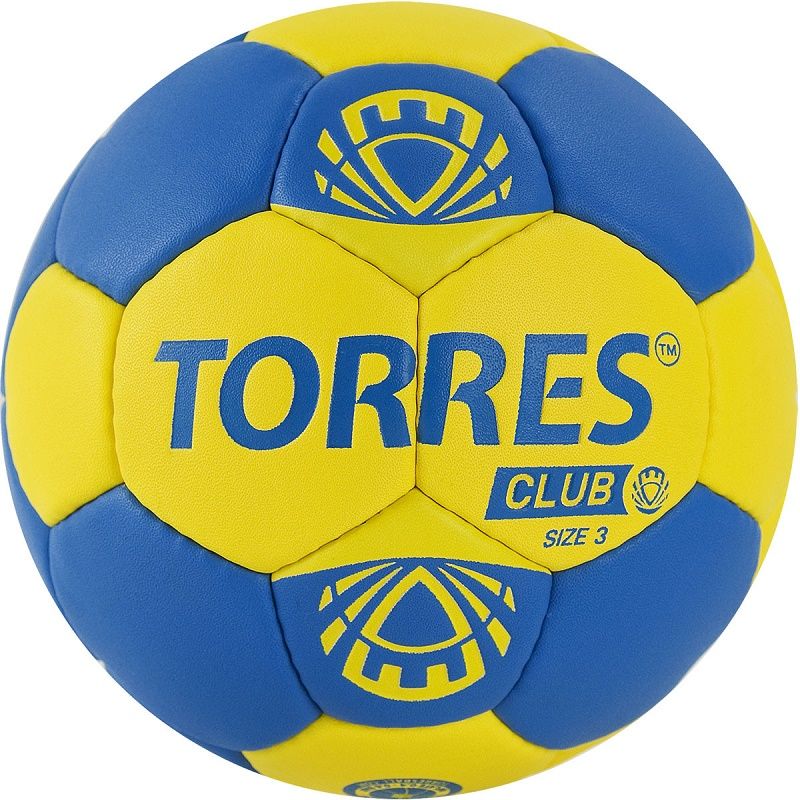 Мяч гандбольный TORRES "Club" ПУ ручная сшивка