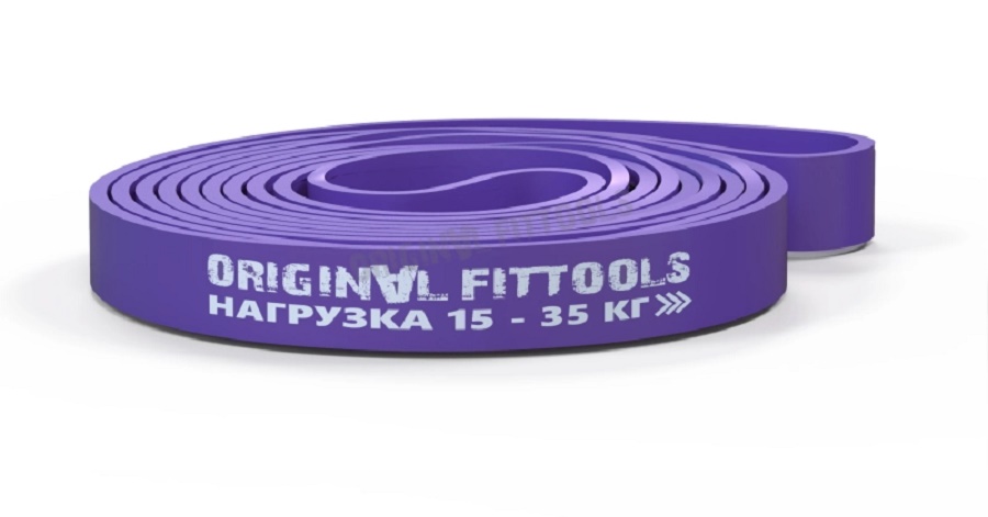 Эспандер ленточный ORIGINAL FITTOOLS кроссфит 208см   