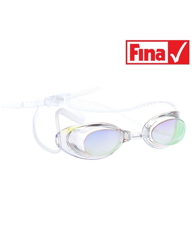 Очки для плавания Mad Wave Liquid Rasing Mirror FINA Approved 