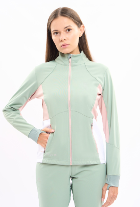 Куртка лыжная тренировочная NORDSKI PRO ICE MINT/SOFT PINK 