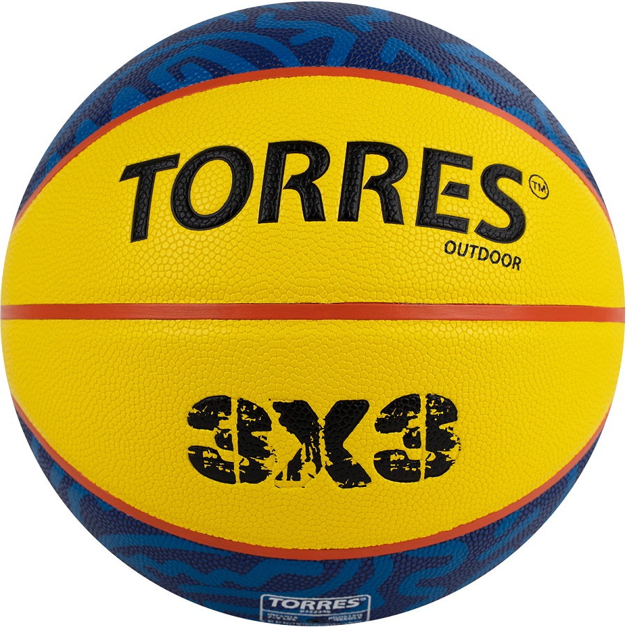 Мяч баскетбольный TORRES 3х3 Outdoor р.6 резина
