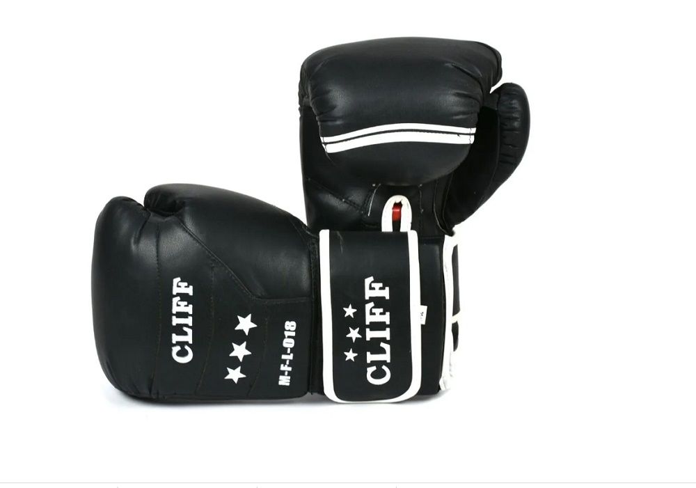 Перчатки боксерские CLIFF Antigue microfiber черные