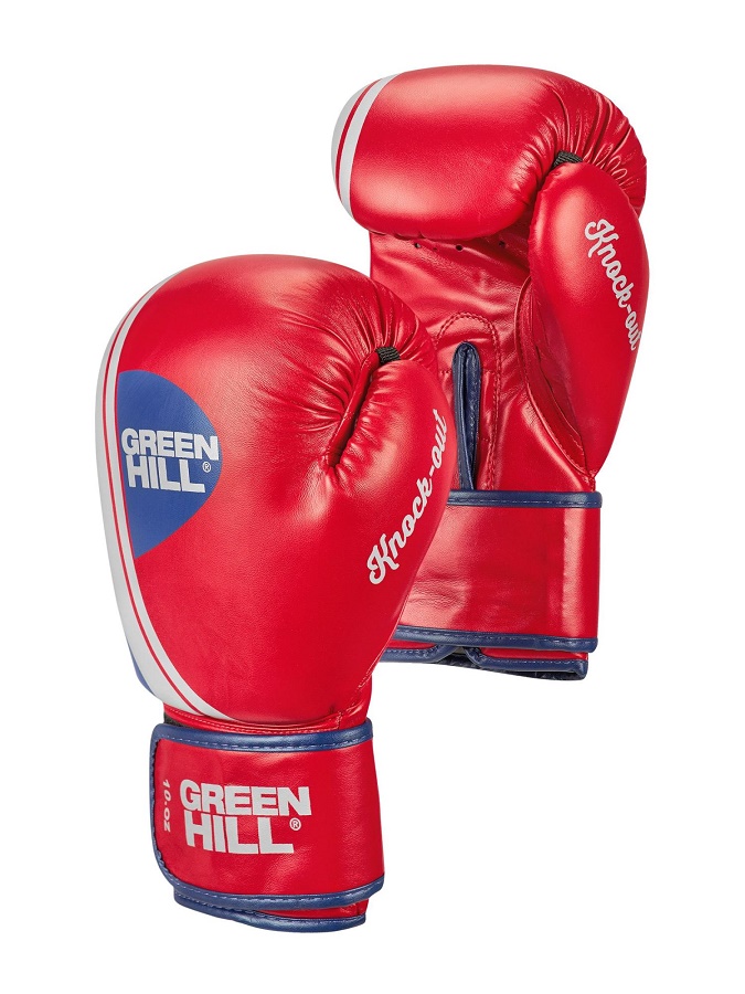 Перчатки боксерские Green Hill "Knockout" красные