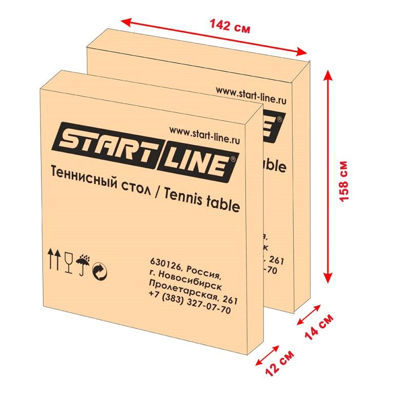 Стол теннисный START LINE Top Expert Outdoor с сеткой