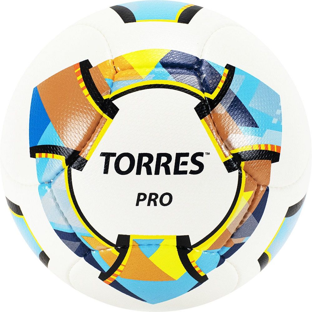 Мяч футбольный TORRES Pro р.5 PU  ручная сшивка