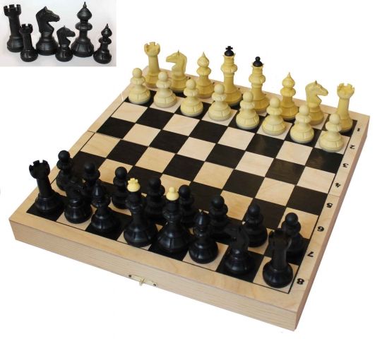 Шахматы обиходные с деревянной доской "Айвенго"
