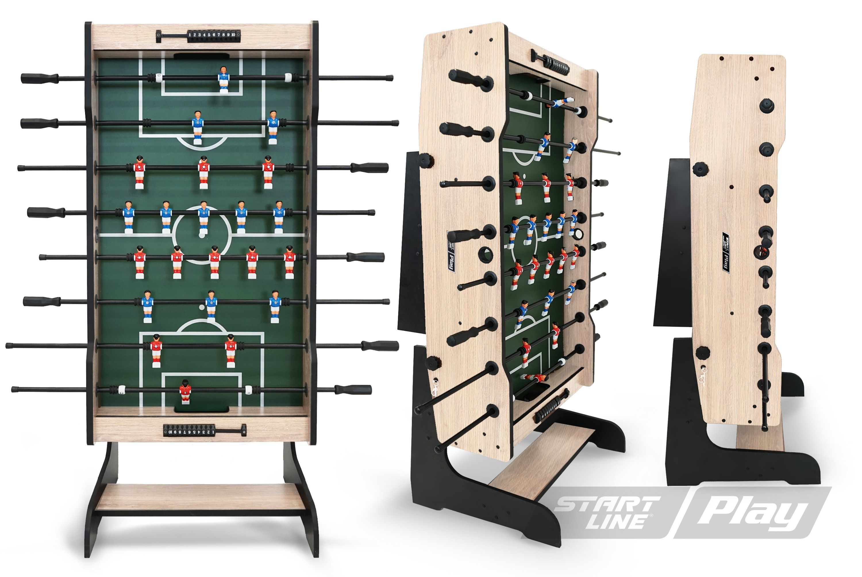 Стол игровой футбол "Compact 55  NEW" 149x72x86см 