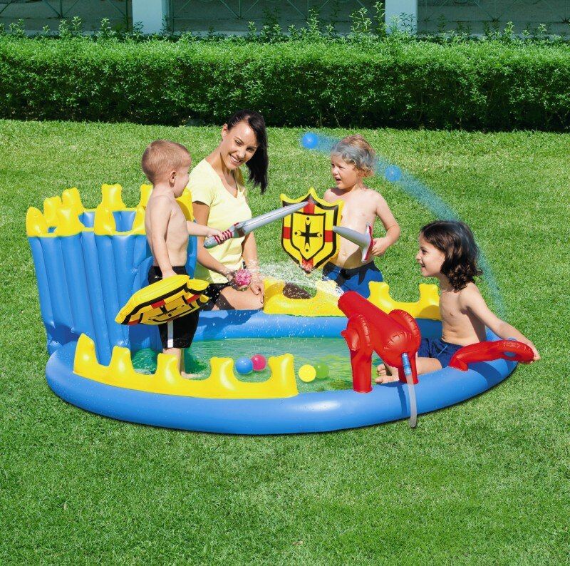 Бассейн Bestway 52169 "Крепость" 249х155х79см 