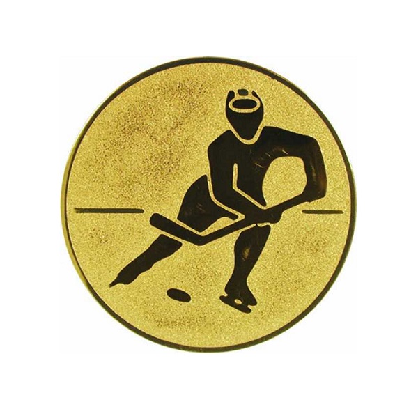 Эмблема металлическая: Хоккей