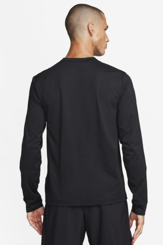 Лонгслив NIKE DRI-FIT UV HYVERSE LS BLACK/WHITE