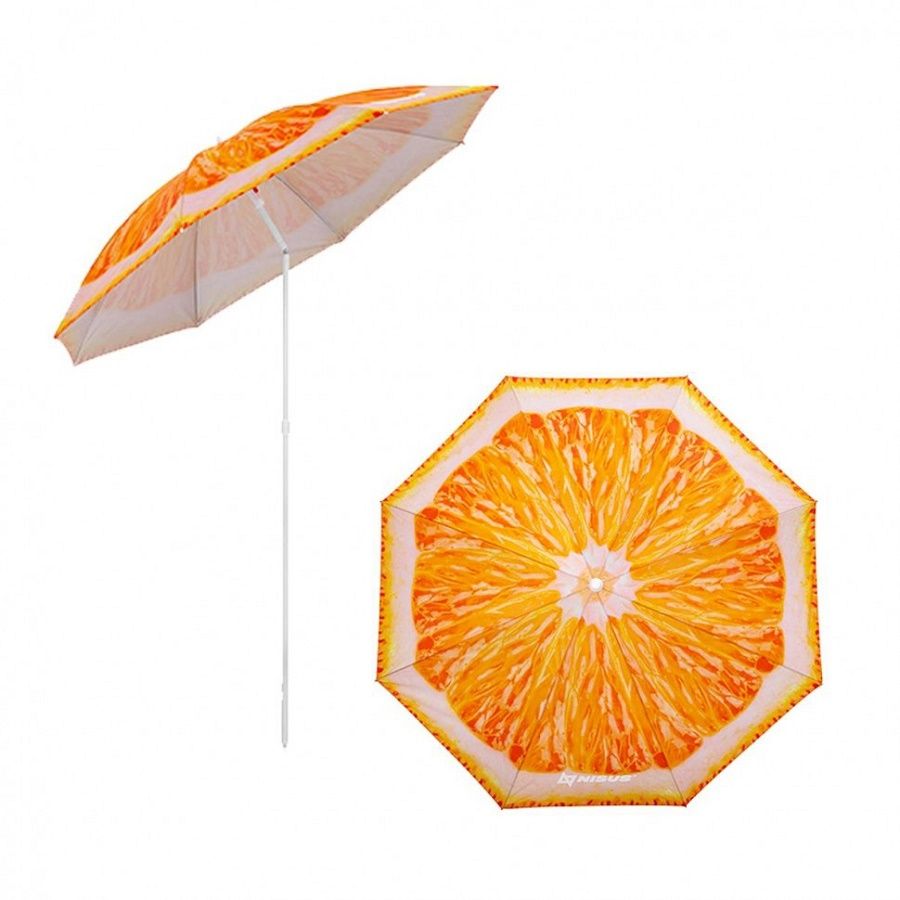 Зонт Nisus Апельсин пляжный 180см 